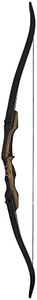 PSE Archery Night Hawk Traditional Takedown Recreational Shooting Recurve Bow, Right, 62"- 50