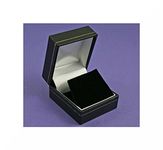 Silver Fox Black Leatherette Earring Box