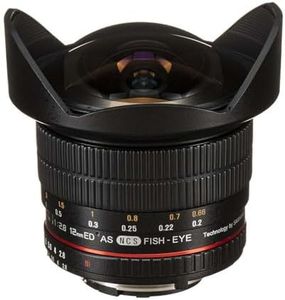 Rokinon 12mm F2.8 Ultra Wide Fisheye Lens for Nikon AE DSLR Cameras - Full Frame Compatible
