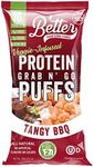 Better Than Good Savory Keto, Gluten-Free BBQ Protein Puffs (12-Pack) - Paleo, Low Sugar, Low Calorie, Diabetic Friendly Snacks | 16g Protein & 2 Servings of Fruits & Veggies