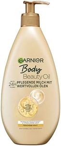 Garnier Oil Beauty Masque nourrissant Huile pour le corps riche avec huile d'argan et huile d'amande, huile de rose et macadamia 400 ml