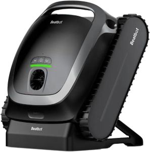 Beatbot AquaSense Cordless Robotic Pool Vacuum Cleaner - Intelligent Path Opimization, Cleans Floor, Walls, and Waterline - Suitable for Above & In-Ground Pools up to 210m² (Light Gray)