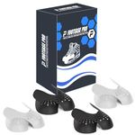 Foot Ease Pro 4 Pairs Shoe Crease Protector Butterfly-Shape Patented Shoe Shield Fields Crease Toe Guard Anti-Crease