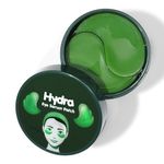 Hydra Eye Serum Patch| Treats Dark Circles, Fine Lines And Wrinkles | Enriched With Collagen And Aloe Vera Extract | Shade -Gold, 60 Pcs| (Aloe vera)