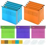 A4 Suspension Files for Filing Cabinet Files Hanging Filing Folders,34.8cm*23.5cm Box Filing Storage Folders Interior Folders for Paperwork Office Home School (20)