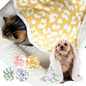 The Cat Park Cat Blankets for Indoor Cats Washable - Fluffy Soft Dog Blankets for Small Dogs & Cats, Premium Sherpa Fleece Pet Blanket for Puppy Dog Kitten, Protector for Bed Couch Car Sofa, 29"