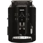 Krups EA8108 fully automatic coffee machine (automatic cleaning, 2-cup function, milk system with CappucinoPlus nozzle, 15 bar, coffee machine, espresso, coffee machine) black [Energy Class A]