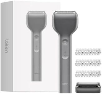 Laifen T1 Pro 1-Blade Electric Shaver, High-Speed 12,000 Cuts/Min, Long Hair Trimmer with 3 Guards, for Sparse Beard & Daily Styling, Wet & Dry, IPX7 Waterproof Razor (Space Gray)