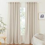 RYB HOME Semi Sheer Curtains 84 inc