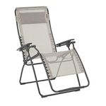 Lafuma LFM3121-8548 Futura XL Zero Gravity Recliner-Basalt Steel Frame, Seigle Batyline Fabric