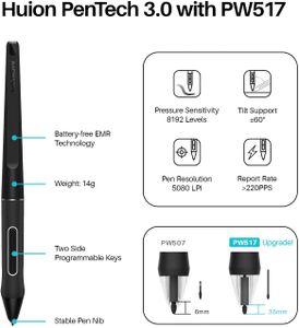 HUION KAMVAS 22 Drawing Tablet – 21.5" Pen Display for Artists
