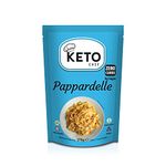 Keto Chef Pappardelle Pasta Instant Noodles - Konjac Vegan Pasta Kit, Zero Carb & Sugar, Free-from & Fat Free, Shirataki, Suitable for Vegans, Low Calorie Diet Food | Ready to Eat (270g)