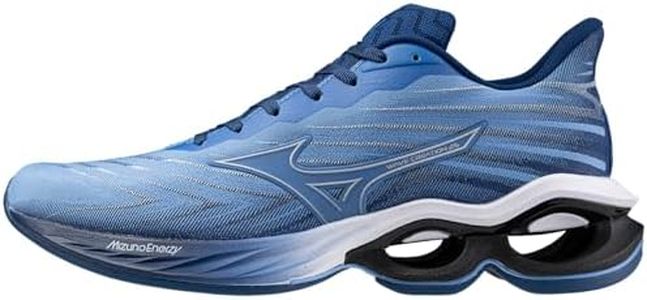 Mizuno Men's Wave Creation 25 Running Shoe, Marina/Navy Peony, 12