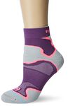 1000 Mile Women's Fusion Running Anklet Socks, Purple, M UK