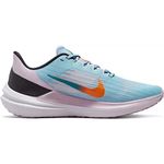 Nike Womens WMNS AIR Winflo 9 Light Marine/Total Orange-Black-Doll Running Shoe - 4.5 UK (DD8686-500)