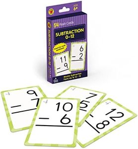 Carson Dellosa Subtraction Flash Cards 0-12, Double Sided Math Flash Cards With Subtraction Facts 0 Through 12, 1st Grade Math and Up, Math Game for Kids Ages 6+