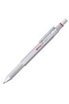 rOtring 600 3-in-1 Multicolour Pen and Mechanical Pencil | Black & Red Ballpoint Pen Tips | 1 Mechanical Pencil Tip (0.5mm) | Black Barrel