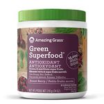 Amazing Grass Green Superfood Antioxidant Organic Powder with Greens & Acai, Flavor: Sweet Berry 30 Servings, 7.4 Ounces