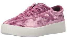 TRETORN Women's Nylite Velvet Upper Sneakers for Everyday Walking Comfort, Blush, 4 UK