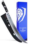 DALSTRONG Butcher Knife - 12 inch - Gladiator Series Elite - Cimitar Breaking Knife - Forged High-Carbon German Steel Kitchen Knife - Razor Sharp Slicer Knife - w/Sheath - NSF Certified