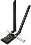 TP-Link AXE5400 Wi-Fi 6E Bluetooth 5.3 PCIe Adapter, Tri-Band, WPA3 Security, Two High-Gain Antennas, Gaming & Streaming, Low-Profile Bracket, Supports Windows 11/10 (Archer TXE72E)