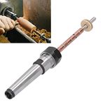 Pen Turning Mandrel, Wood Turning Lathe Parts Pen Mandrel, 2 Morse Taper Revolving Centre Wood Turning Mandrel, for Woodworking Lathes