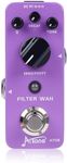 AITONE Wah Pedal Dynamic Auto Wah Guitar Effect Pedals Envelope Filter True Bypass for Electric Guitar and Bass (AT-08)