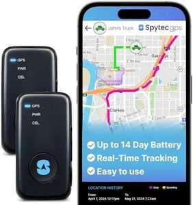 (2 Pack) Spytec GPS Smart Mini GPS Tracker for Vehicles Cars Trucks Loved Ones, Fleets, Hidden Tracker Device for Vehicles with Unlimited US and Worldwide Real-Time Tracking App - USA Made Tech