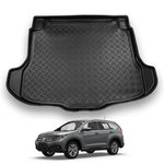 Nomad Boot Liner Compatible with Honda CR-V 2007-2012 Recyclable Plastic (PE) Tailored Fit Car Floor Mat Protector Guard Tray Black Custom Fitted Accessory Dog Friendly Waterproof with Raised Edges