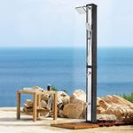 VINGLI Solar Heated Shower with Sho