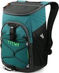 Titan by Arctic Zone Deep Freeze Backpack Cooler - 24 Can Cooler Bag Insulation, Pine