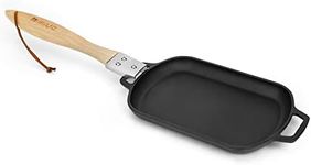 Mimiuo Cast Iron Sizzler Pan, 14 In