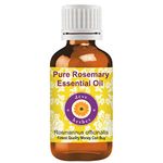 Deve Herbes Rosemary Essential Oil (Rosmarinus officinalis) for Healthy Hair Pure | Non-Sticky | Non-greasy | Lightweight | Men & Women | All Hair Types | 30ml