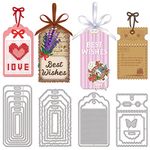 GLOBLELAND 21Pcs Bookmarks Frames Cutting Dies Metal Stamp Border Die Cuts Embossing Stencils Template for Paper Card Making Decoration DIY Scrapbooking Album Craft Decor