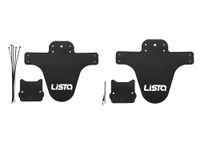 Lista Effective Bike Mudguard Lightweight Front and Rear Mudguard Lightweight Black (Front-Back)