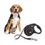 Flexi New Classic Automatic Dog Leash Pause and Lock, Retractable Comfortable One Hand Brake System Durable Non-Slip Handle Dog Walking and Training Leash Nylon Tape