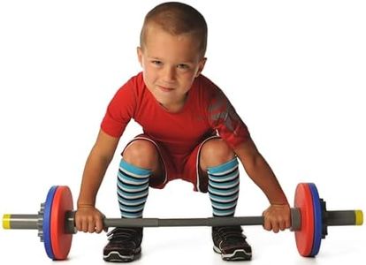 WOD Toys Barbell Mini - Adjustable Barbell Set for Kids Fitness - Safe, Durable and Kids Fitness Toys