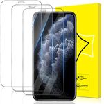 GiiYoon-3 PACK Screen Protector for iPhone Xs Max and iPhone 11 Pro Max Tempered Glass [HD Crystal Clear] [Easy Installation] [Round Edge] [Scratch Resistant] Protective Film