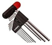 Amtech I9036 9 Piece Extra Long Ball end hex Key Set