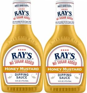 Generic Pack Of 2 No Sugar Added Honey Mustard Dipping Sauce 16 fl oz