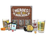 HEROES of BARCADIA Board Game: A Dungeon Exploration Drinking Games | The First Ever Liquid Life Battle Damage System Board Games for Adults | DnD Gameplay with DnD Dice and Drinks | NEW 2023 EDITION!