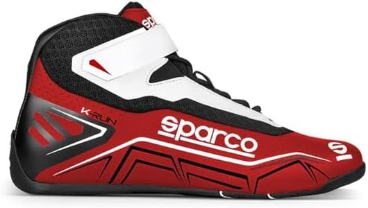 Sparco Unisex's Modern K-Run Shoes Size 40 Red/White, 7.5 US