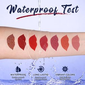 Matte Liquid Lipstick & Lip Plumper Set – 7 Colors, Long-Lasting Waterproof Gift for Women