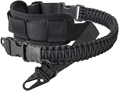 550 Paracord 2 Point Rifle Sling Gun Strap with Shoulder Pad Adjustable Two Point Sling