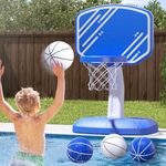 HYES Pool Basketball Hoop Poolside,