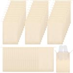 Hillban 50 Pcs Shoe Bags for Travel Bulk 10 x 15 Inch Breathable Cotton Shoe Dust Bags Drawstring Bags Washable Shoe Organizer Pouch for Travel Storage Packing Home Luggage Handbags Accessories