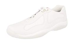 Prada Men's PS0906 O0V F097W Leather Trainers/Sneaker UK 9.5 / EU 43.5 White