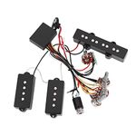 Bass Pickups Guitar Bass Pj Bass Pickups,Bass Pickups Pickup Electric Bass Preamp Wiring Circuit Pickup 3 Band Active and Passive EQ Equalizer Replacement for Active Bass Pickup