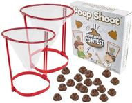 Fairly Odd Novelties Poop Shoot Head Hoop Contest - Hilarious Poop Emoji Themed Game - Ultimate White Elephant Gag Gift - Fun and Crazy Poop Tossing Game for Family and Friends