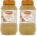 Schwartz Madras Mild Curry Powder, Indian Seasoning, 0.4 kg (Pack of 2)